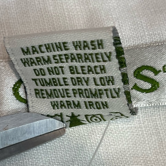 Orvis 100% Linen Women's Everyday Boyfriend Button Down Size XL White - Picture 9 of 10